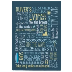 Seaside Breeze Garden Flag