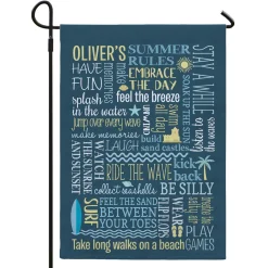 Seaside Breeze Garden Flag