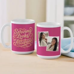 Serving Looks Funny Photo Mug