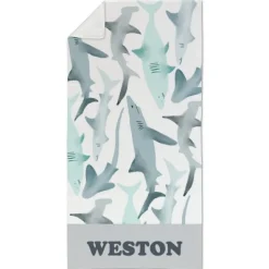 Shark Print Beach Towel