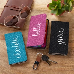 She Sparkles Phone Folio Case