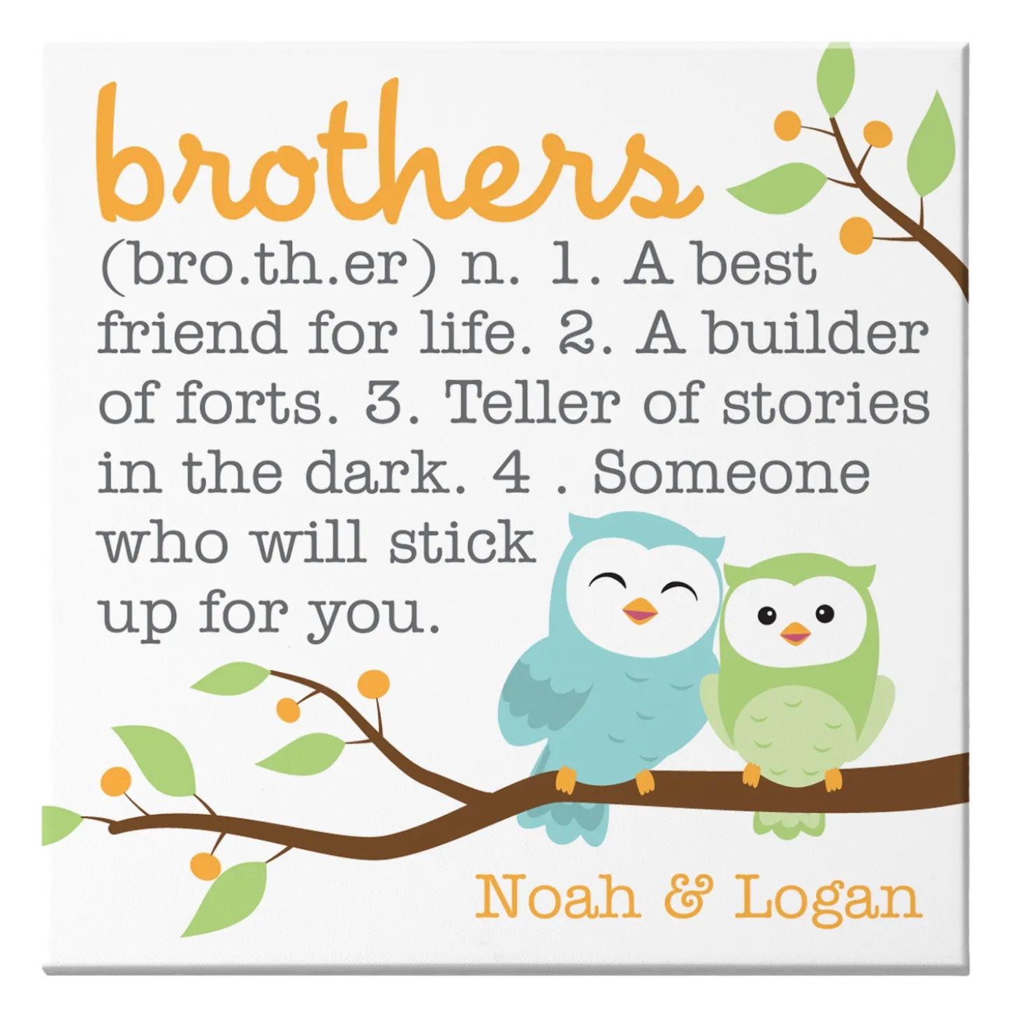 Sibling Meaning Canvas
