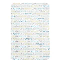 Signature Name Baby Swaddle Blanket