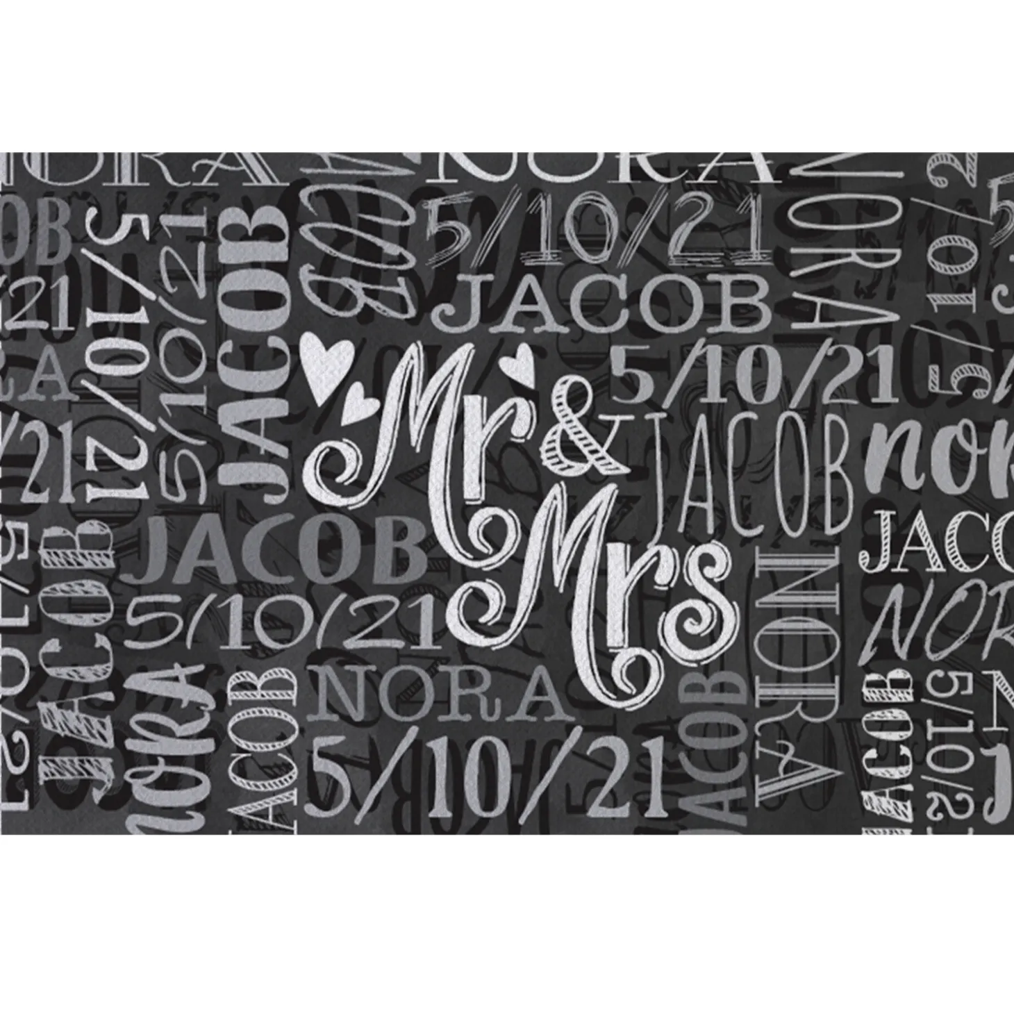 Signature Style Wedding Couple Doormats