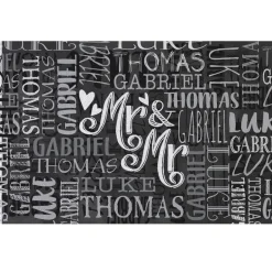 Signature Style Wedding Couple Doormats