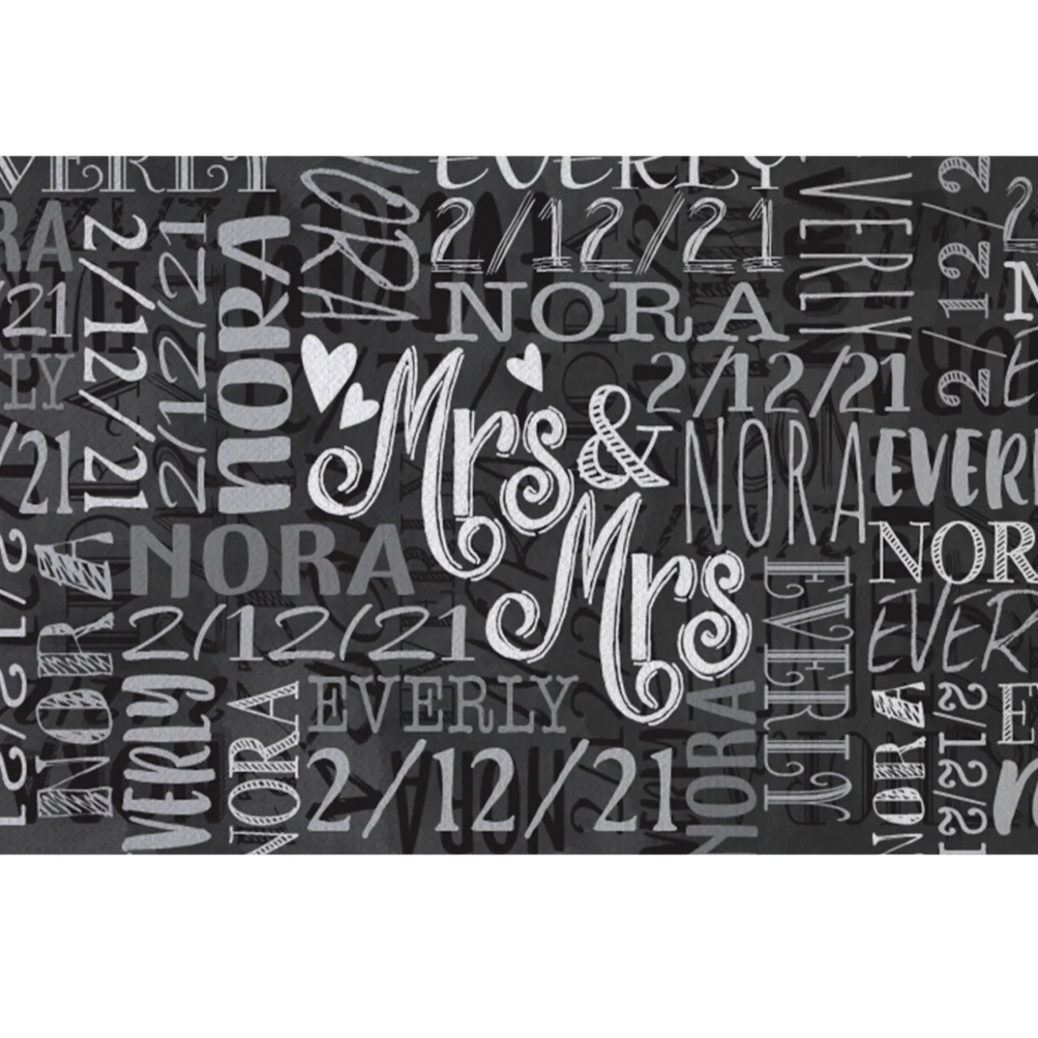 Signature Style Wedding Couple Doormats