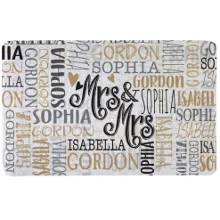 Signature Style Wedding Couple Doormats