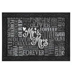 Signature Style Wedding Couple Doormats