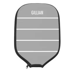 Simple Modern Stripe and Name Pickleball Paddle Cover