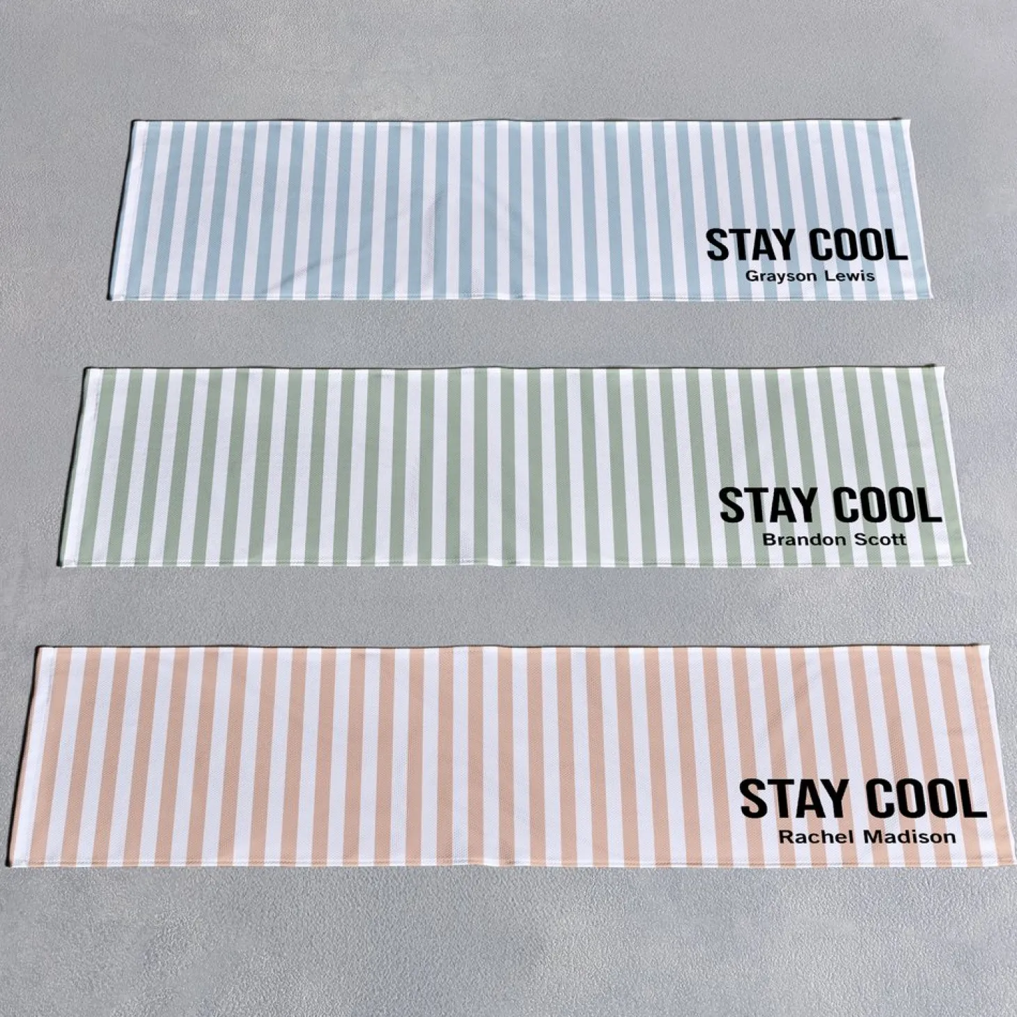 Simple Stripes Cooling Towel
