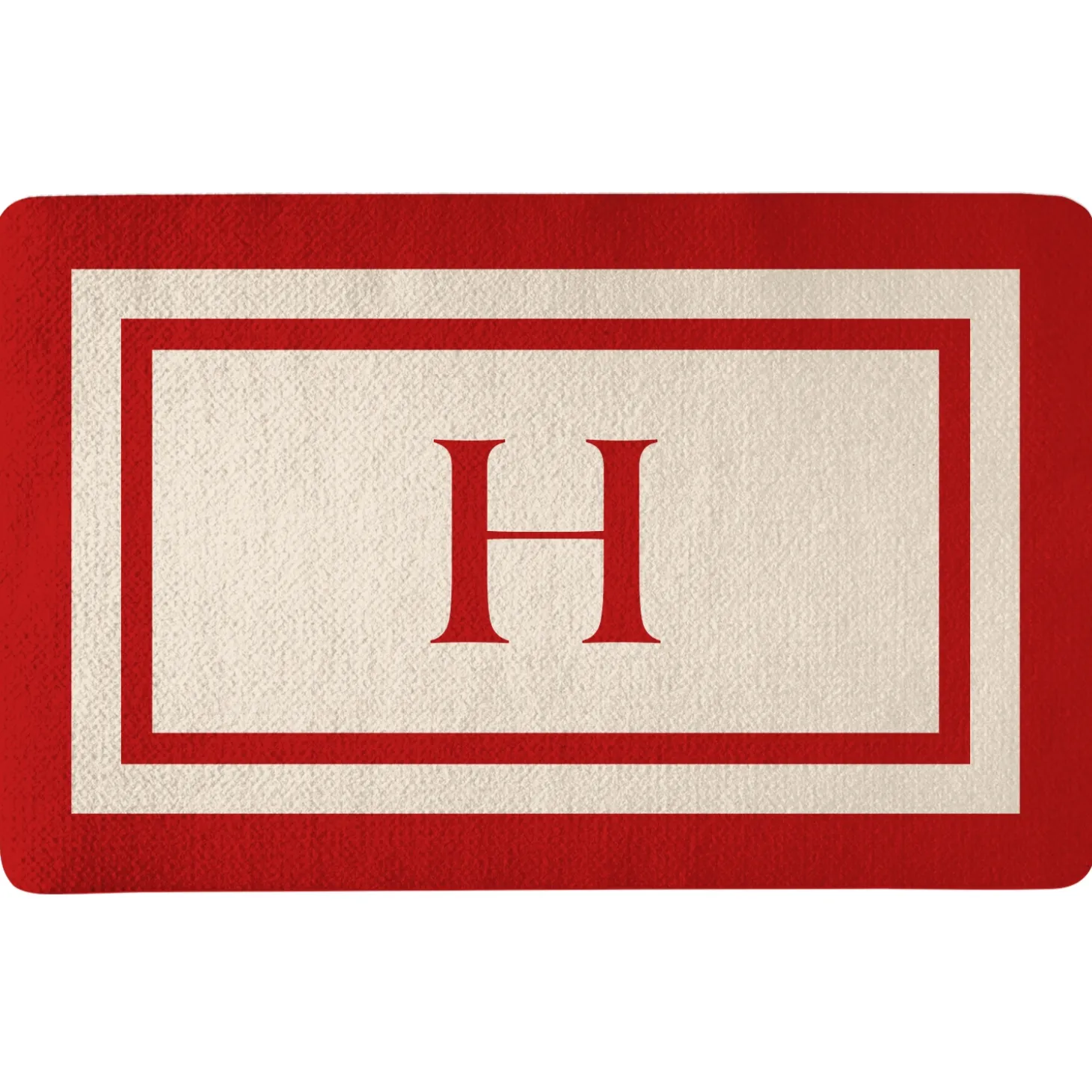 Single Initial Doormat