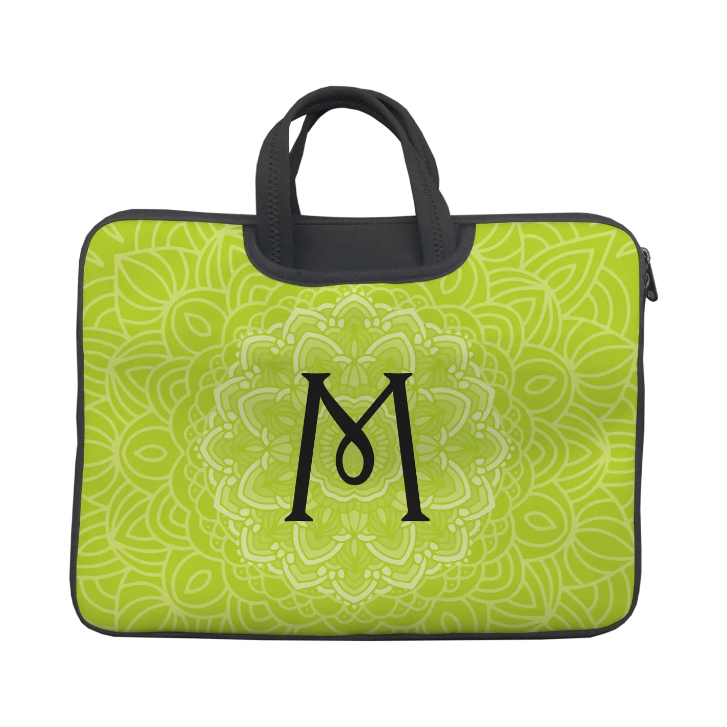Single Initial Laptop Carrying Bag