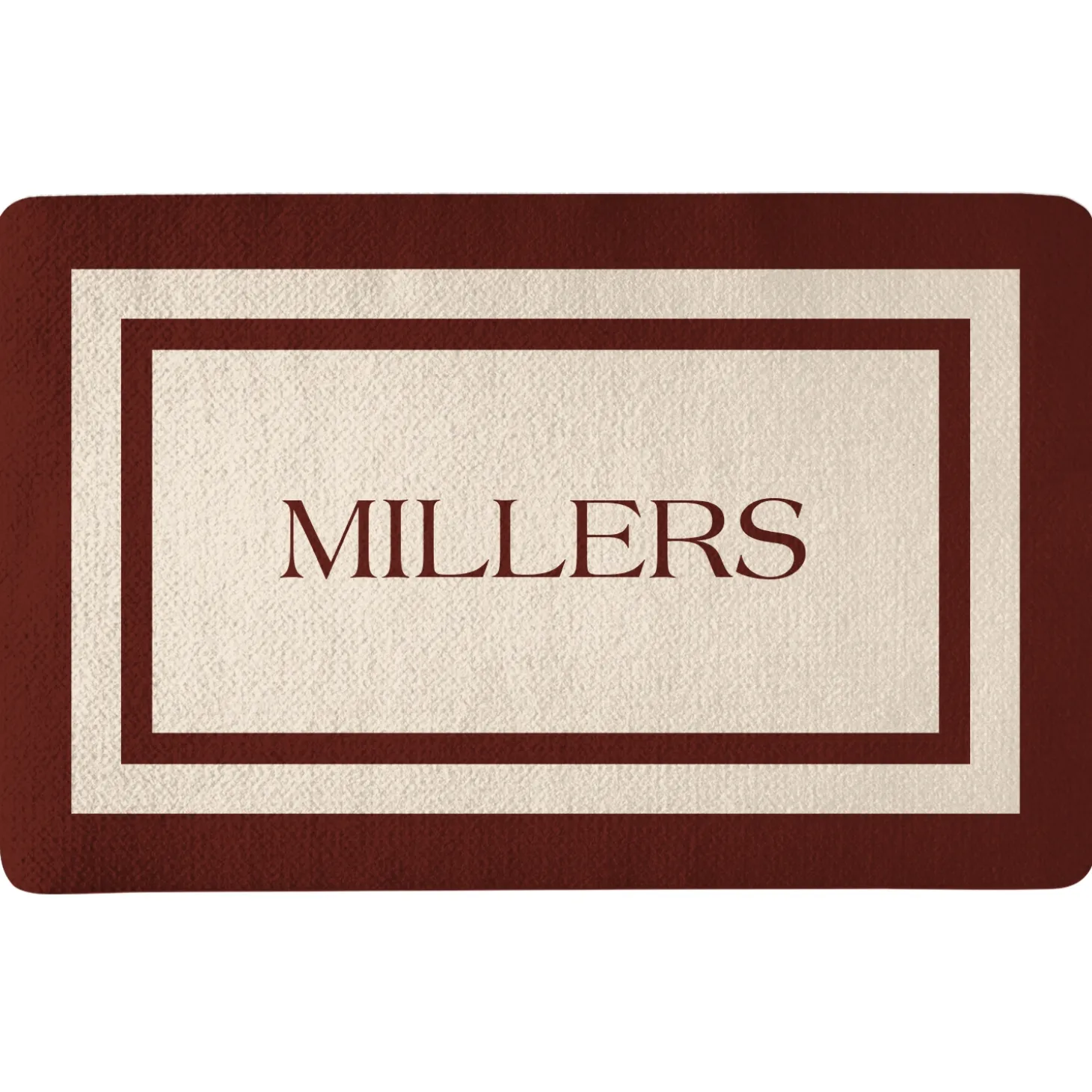 Single Name Doormat