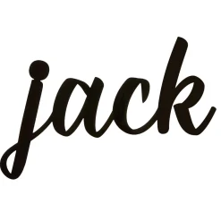 Single Name Lasered Acrylic Wall Sign