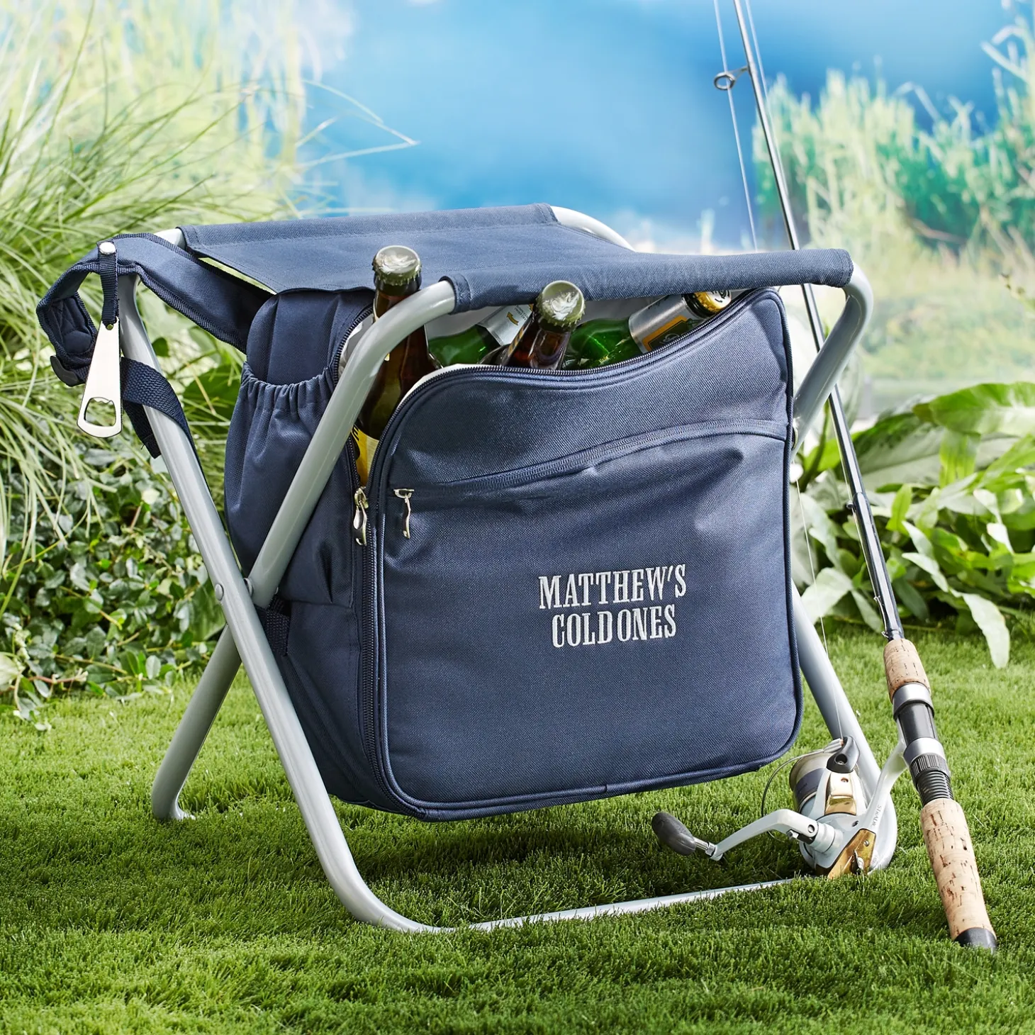 Sit & Sip Backpack Cooler Travel Chair