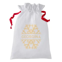Snowflake Name Oversized Gift Bag