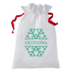 Snowflake Name Oversized Gift Bag