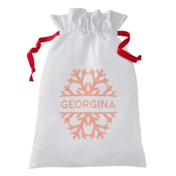 Snowflake Name Oversized Gift Bag