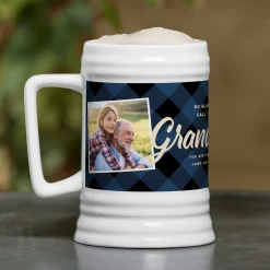 So Glad To Call You Dad Ceramic Beer Stein