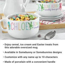 Somebunny Cereal-sly Loves You Bowl