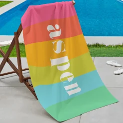 Sorbet Rainbow Beach Towel