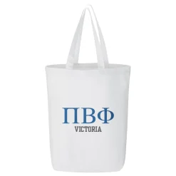 Sorority Greek Letters Tote Bag