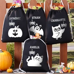 Spooky Cuties Glow-in-the-Dark Drawstring Bag