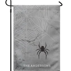 Spooky Spiderweb Garden Flag