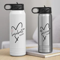 Sports Heart Water Bottle
