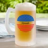 Stars and Stripes Frosted Beer Mug