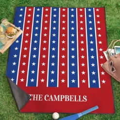 Star Spangled Picnic Blanket