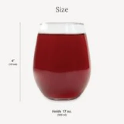 Stemless Wine Glasses (set of four)