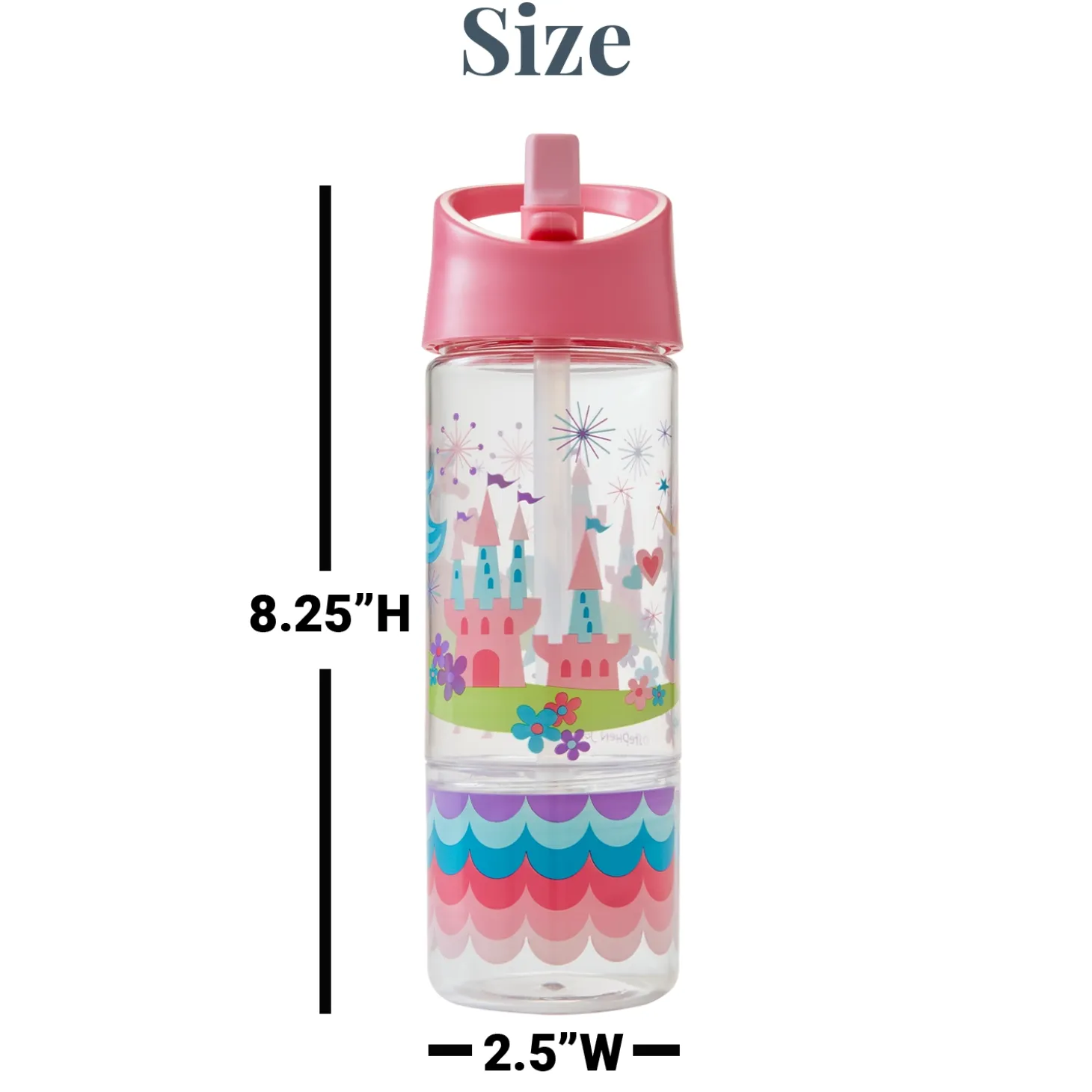 Stephen Joseph® Fun Friends Flip Top Sip & Snack Bottle