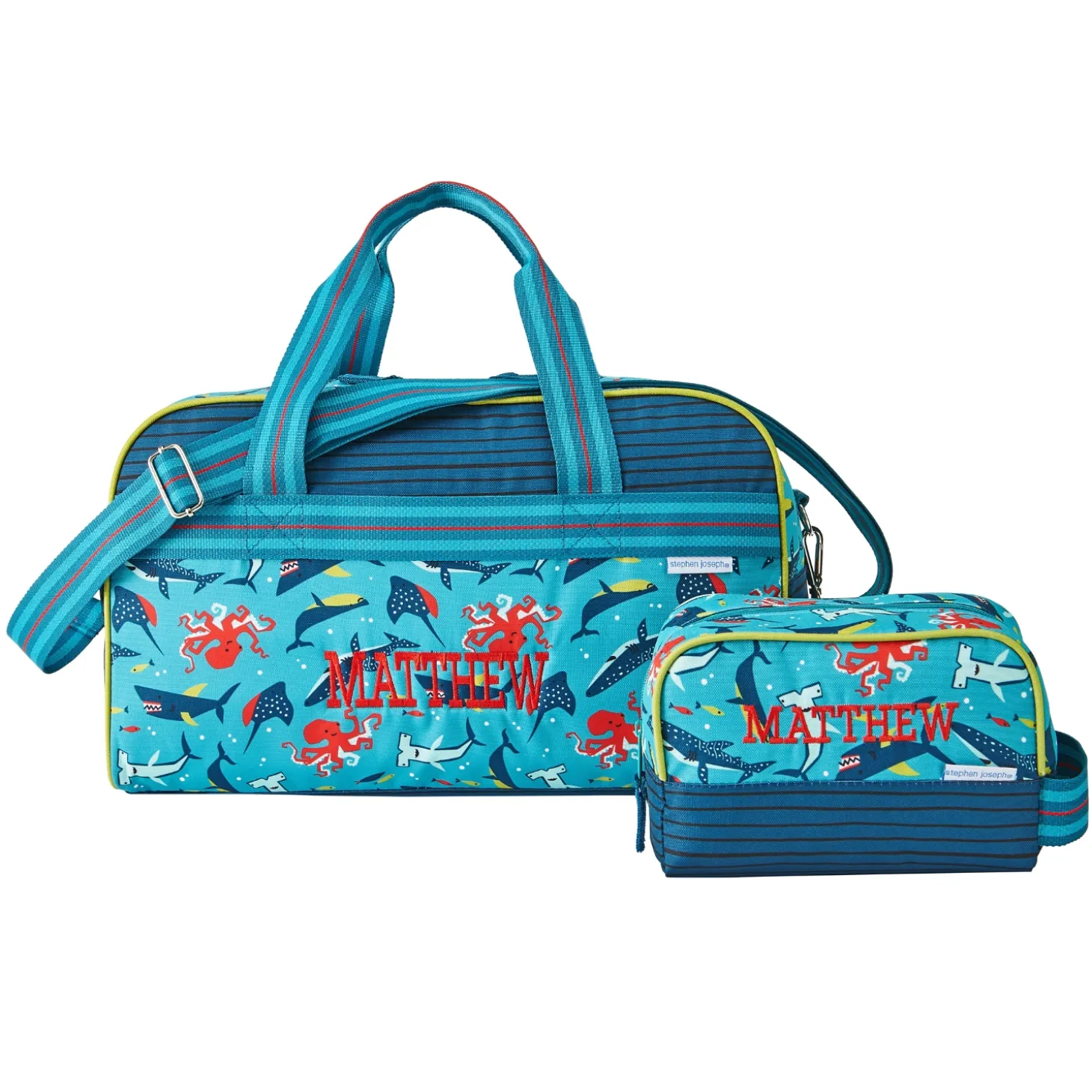 Stephen Joseph® Fun Print Duffle & Toiletry Bags