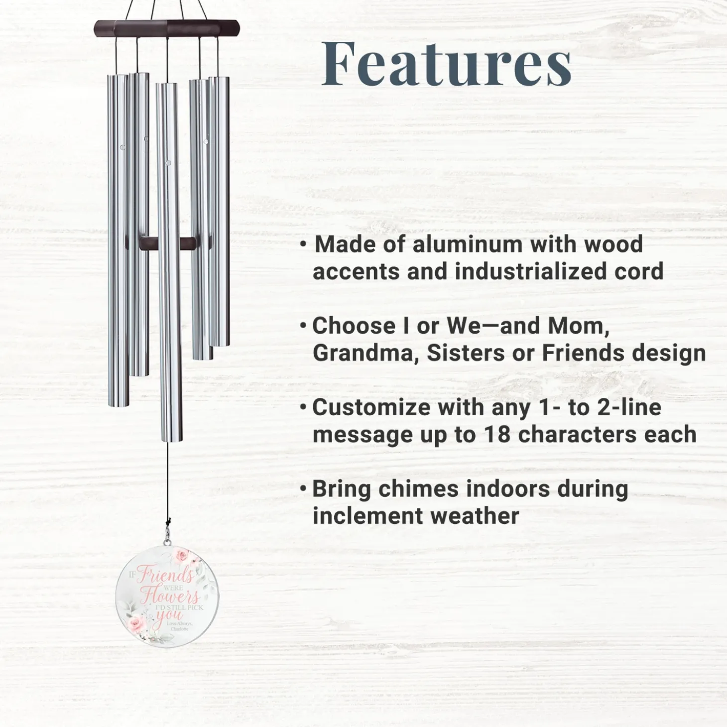 Still Pick You 30 inch Wind Chime