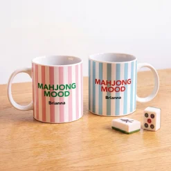 Striped Mahjong Mood Mug