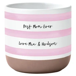 Striped Message Planter