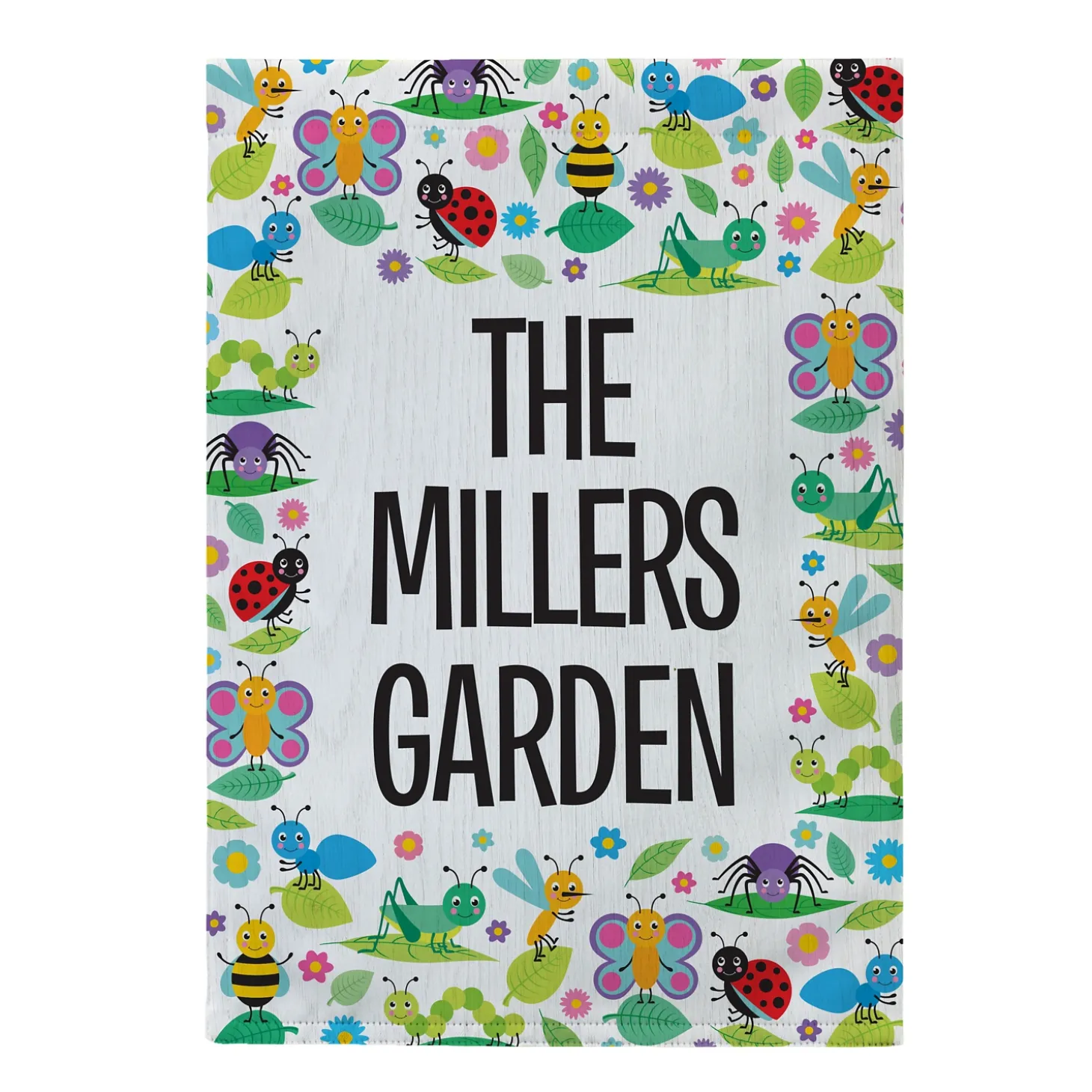 Summer Bugs Garden Flag