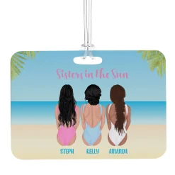 Summer Girls Luggage Tag