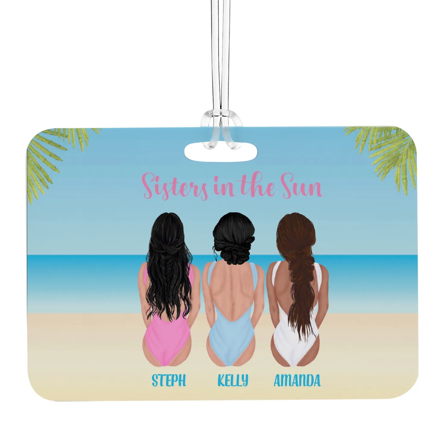 Summer Girls Luggage Tag