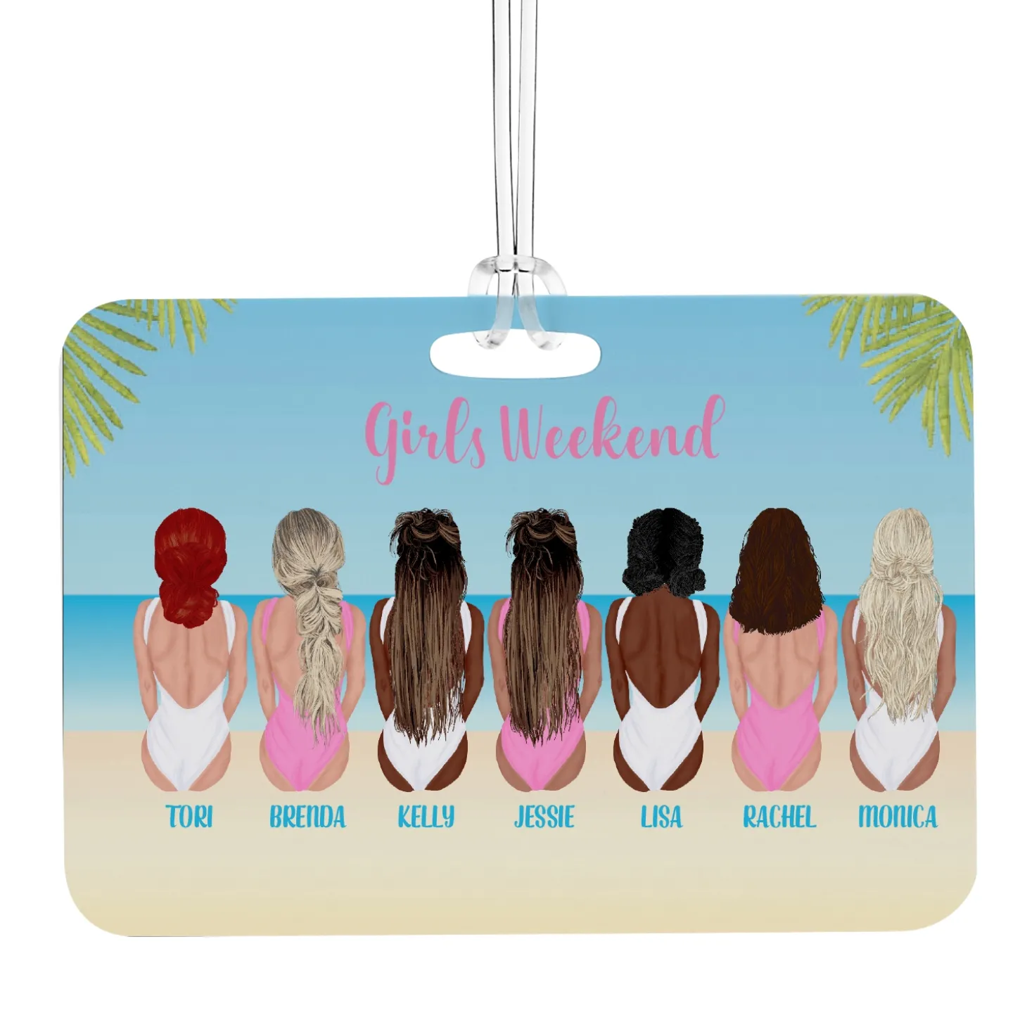 Summer Girls Luggage Tag