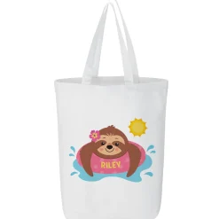 Sunning Sloths Tote Bag