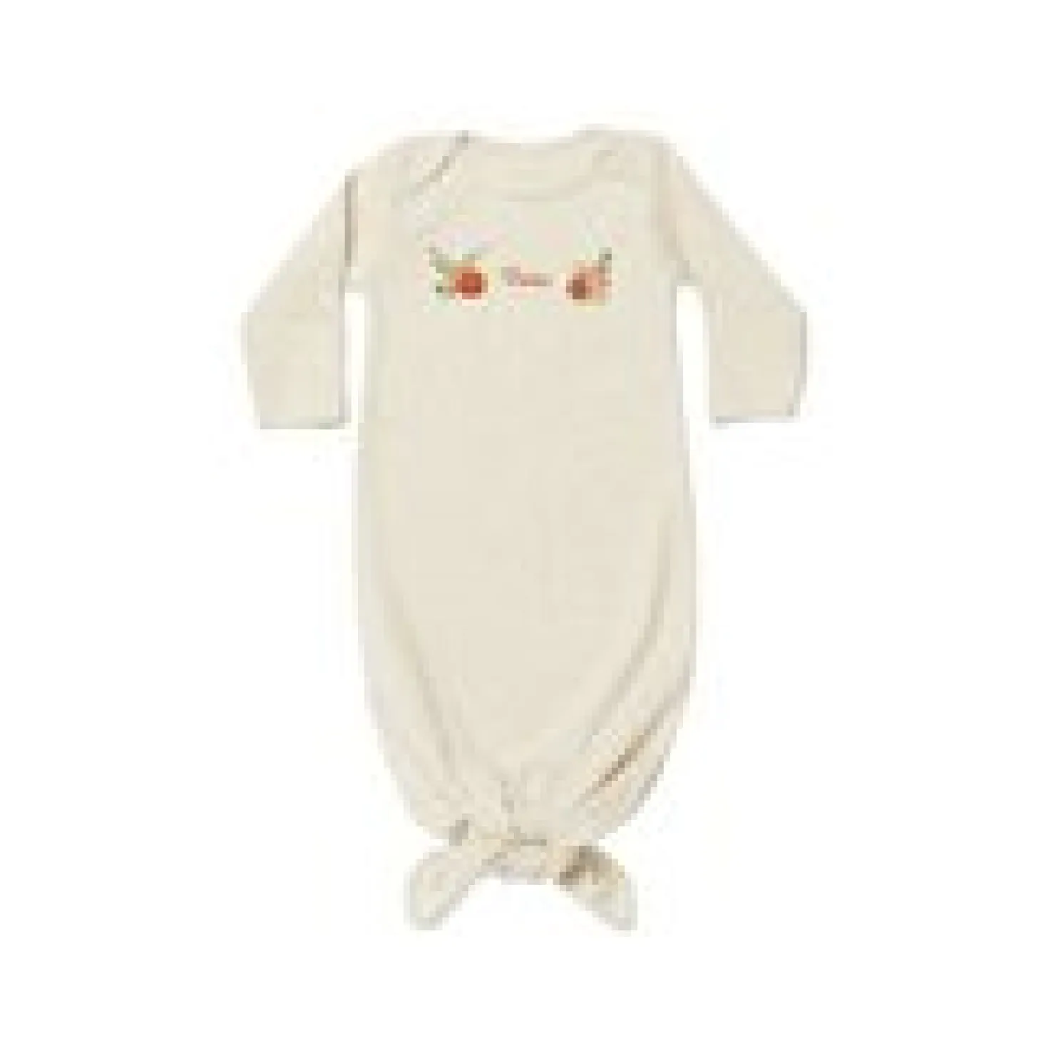 Sweet Floral Name Baby Knotted Gown