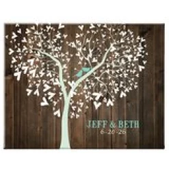 Sweet Lovebirds Canvas