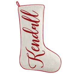 Swirl Name Stocking