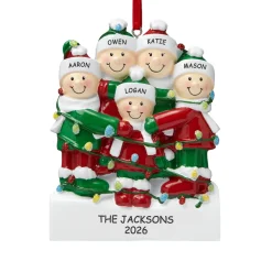 Tangled in Lights Family Ornament