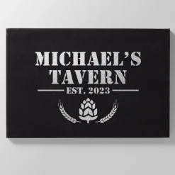 Tavern Established Leather Wall Art