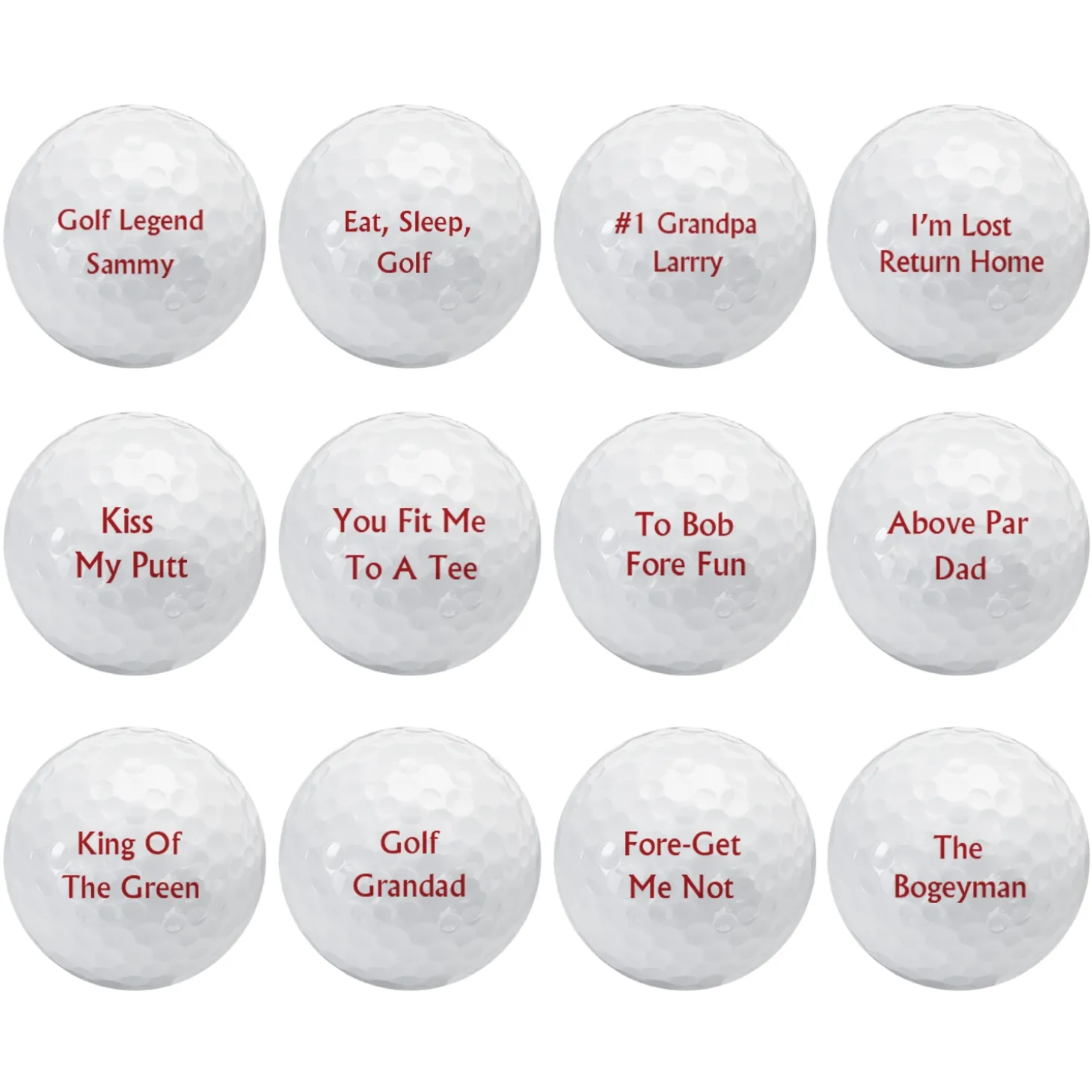 TaylorMade® Personalized Golf Ball Sets