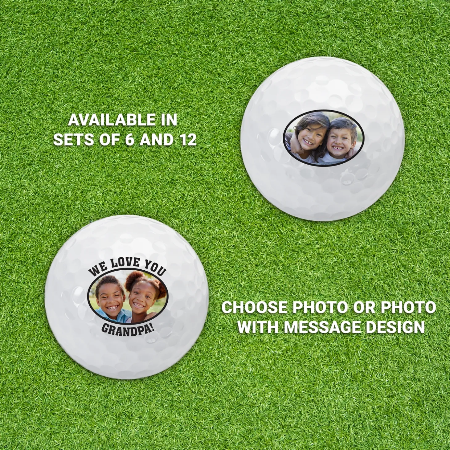 TaylorMade® Picture-Perfect Photo Golf Ball Sets