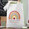 Teacher Rainbow Tote Bag
